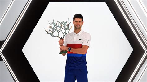 Novak clinches sixth title in Paris and a record